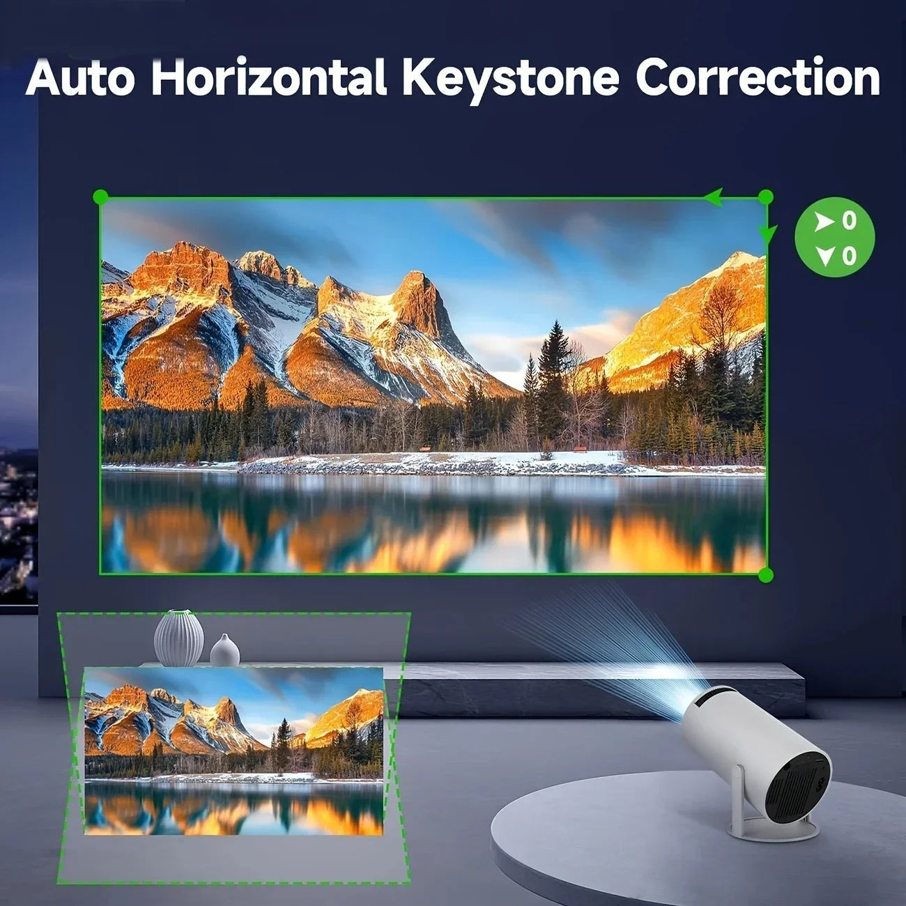 Transform Your Entertainment with the 2025 HY300PRO Mini Projector: Portable, 1080P/4K Support, Auto Keystone & Smart Android Features!