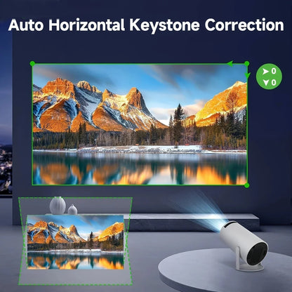 Transform Your Entertainment with the 2025 HY300PRO Mini Projector: Portable, 1080P/4K Support, Auto Keystone & Smart Android Features!